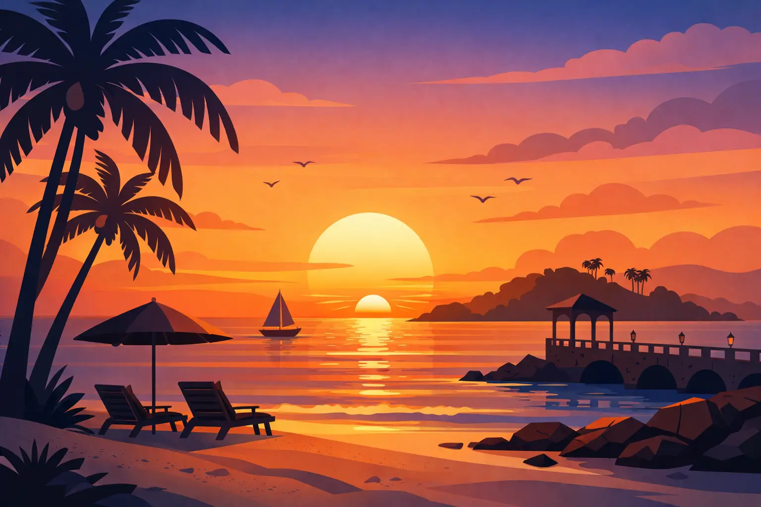 Dónde ver atardeceres en Barra de Navidad