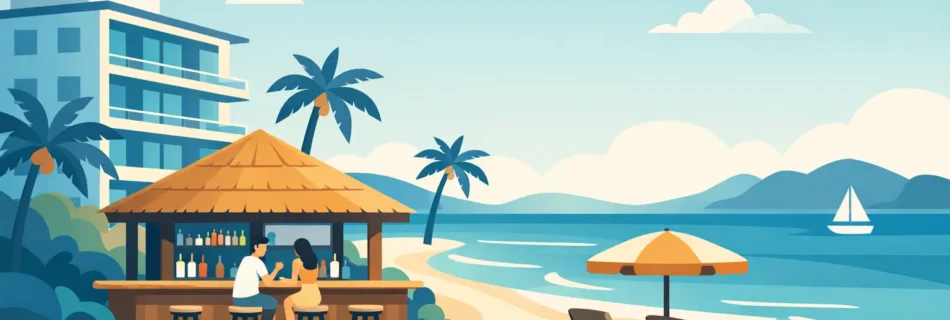 Hotel con bar en la playa: qué buscar