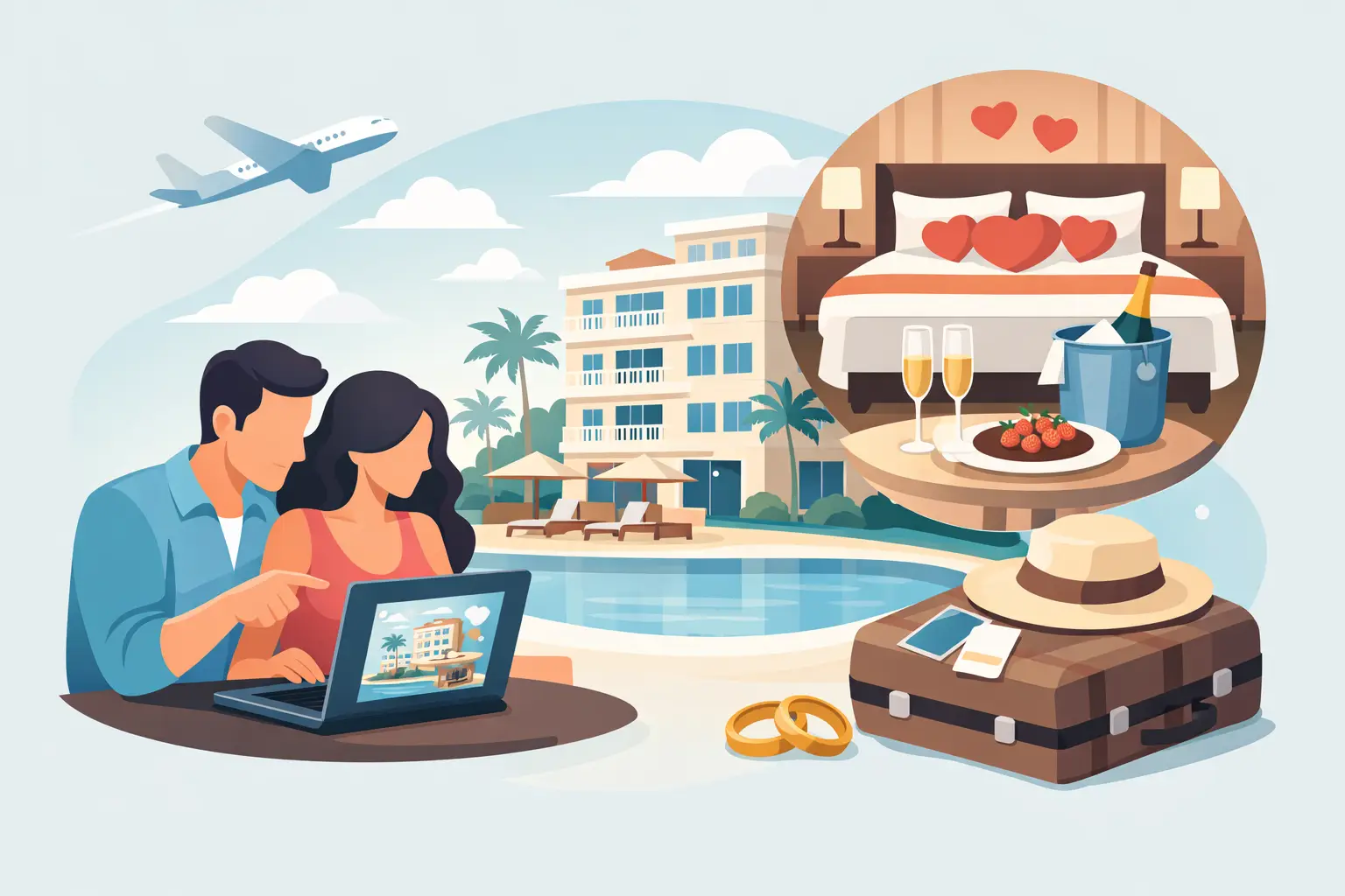 Cómo reservar hotel para aniversario bien
