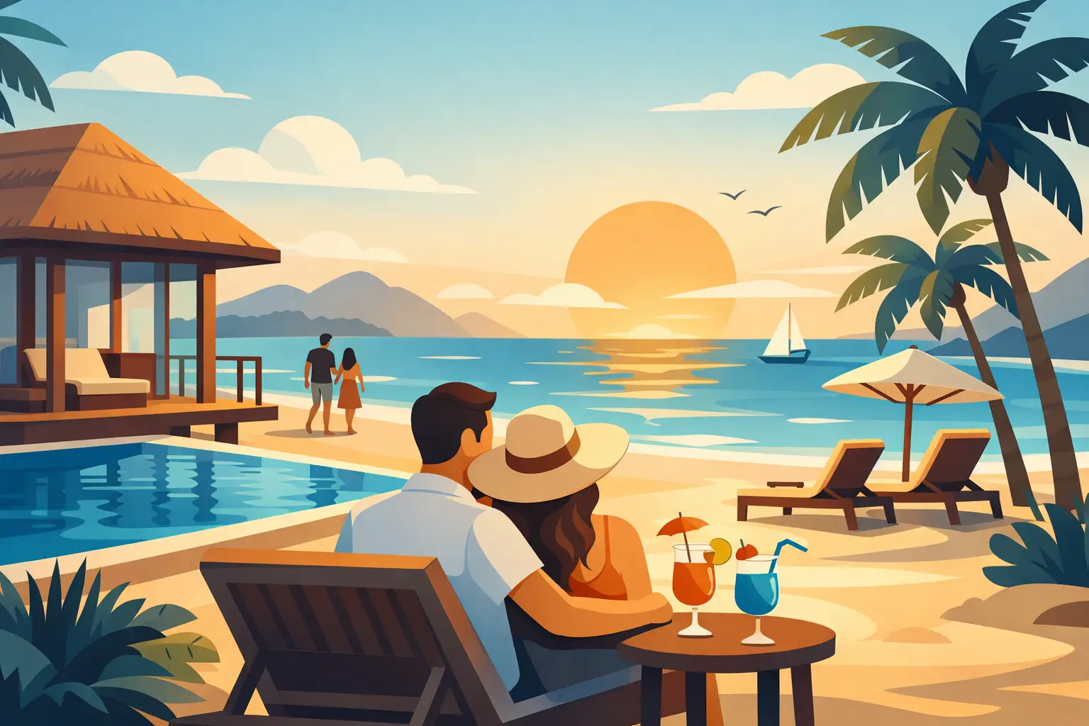 Guía de hospedaje para parejas en la playa