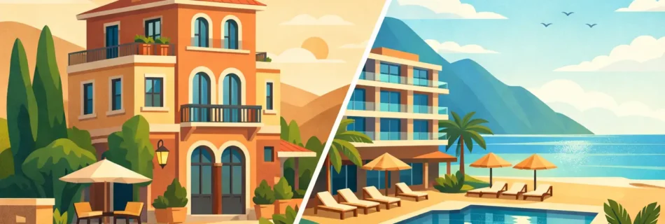 Hotel boutique o resort: qué te conviene
