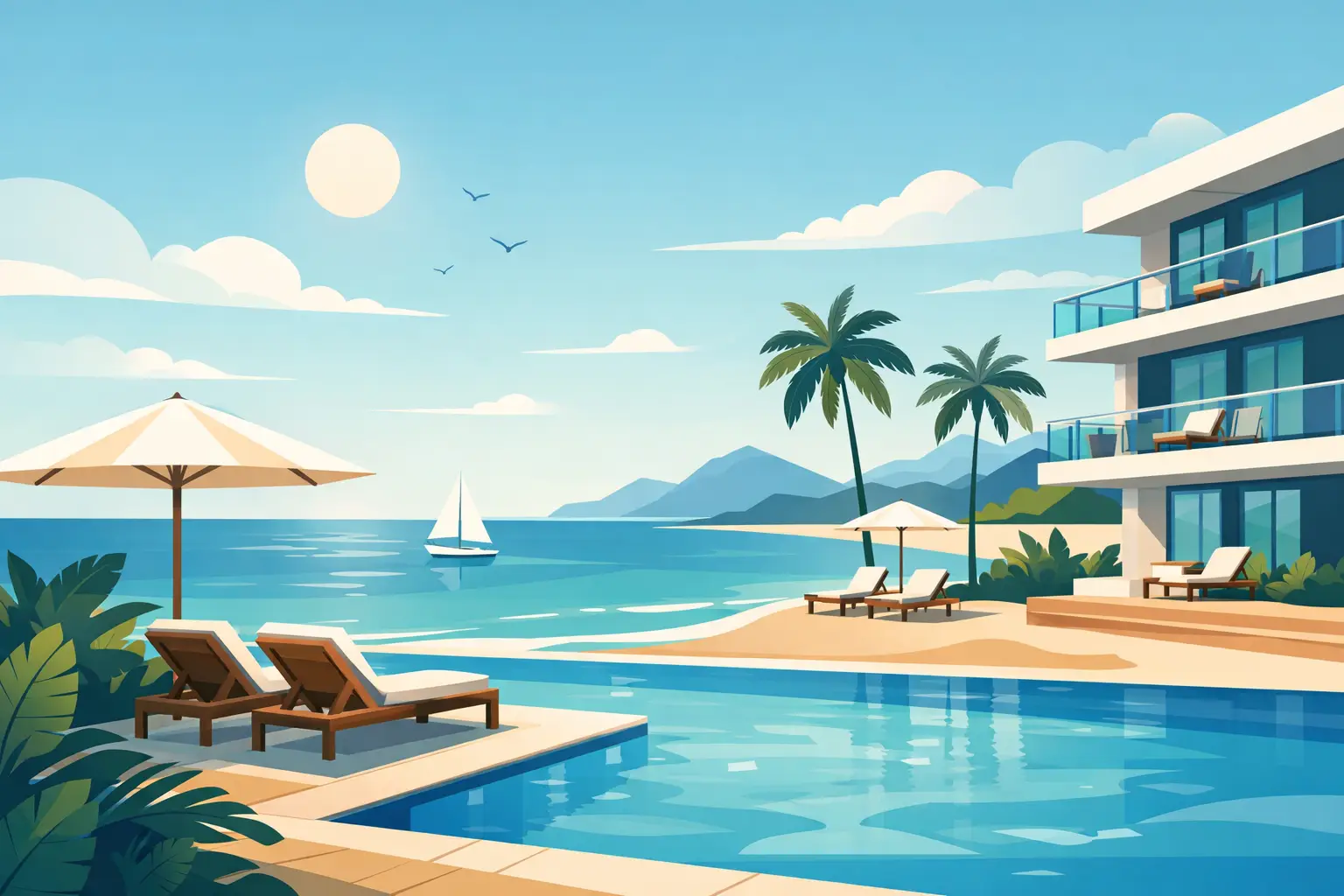 Mejores hoteles para descanso junto al mar