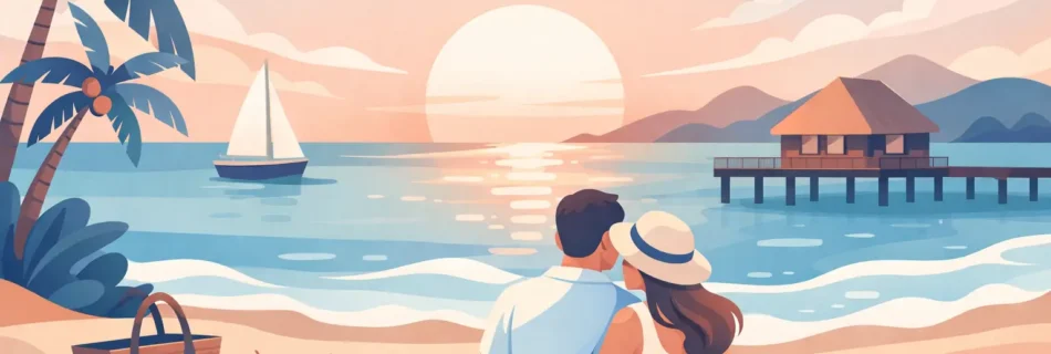 Cómo organizar un viaje romántico al mar