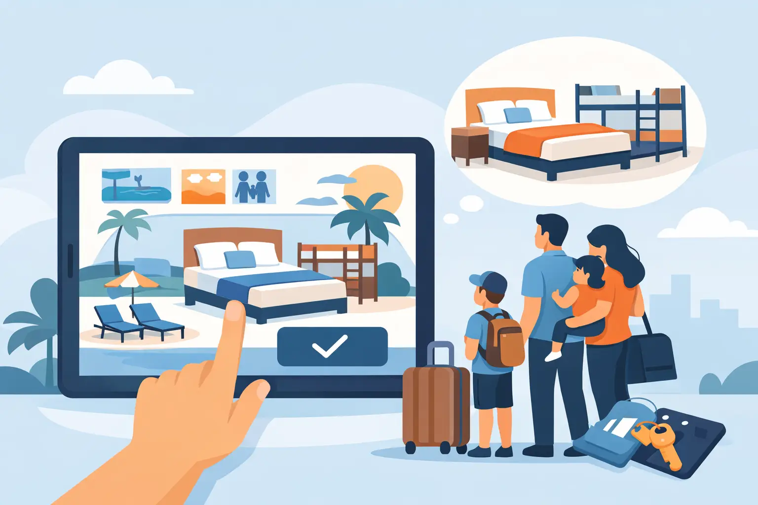 Cómo reservar una suite familiar sin complicaciones