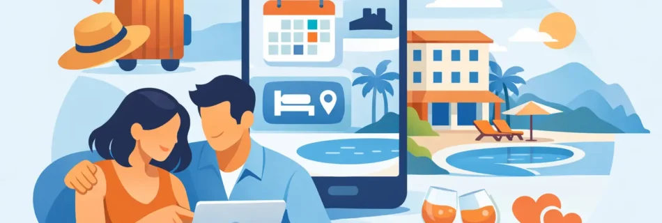 Cómo reservar hotel para un viaje en pareja