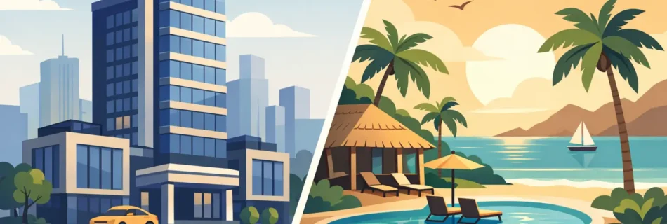 Hotel versus resort: ¿cuál te conviene más?
