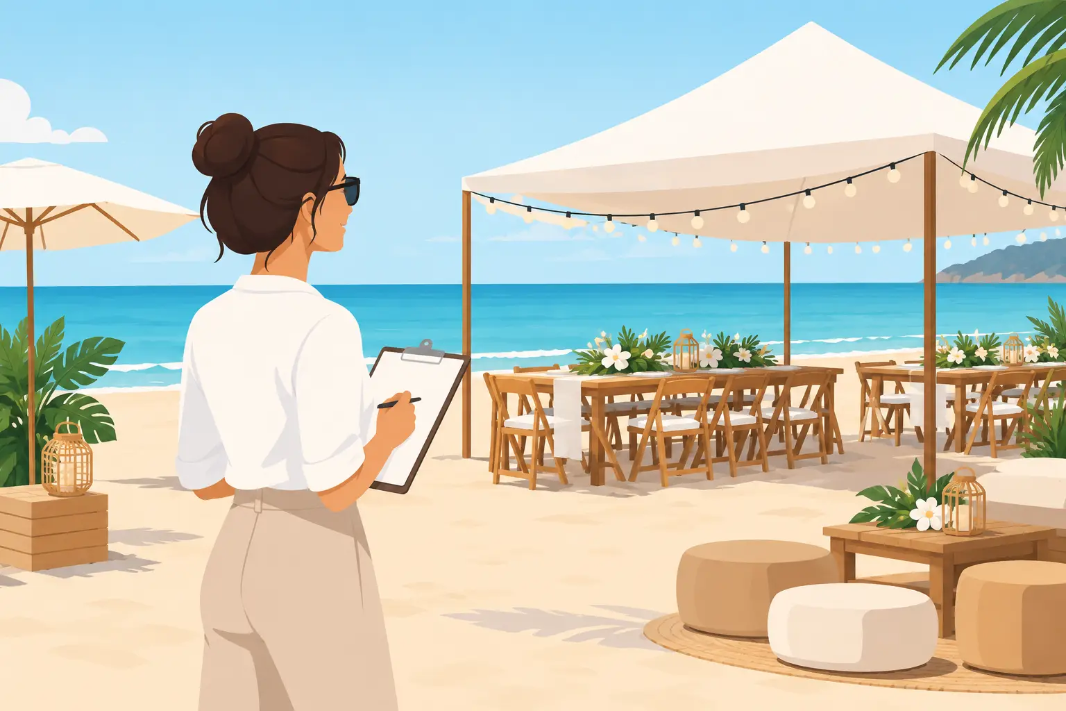Cómo organizar evento playero sin complicaciones